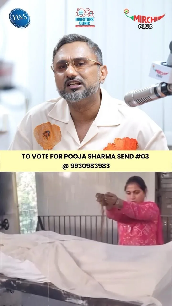 Flat 983 finalist video asking viewers to vote for Pooja Sharma